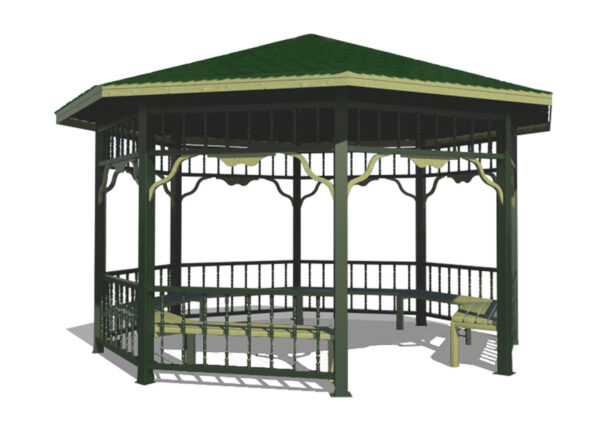 Altıgen Metal  Kamelya (ORJ.105)