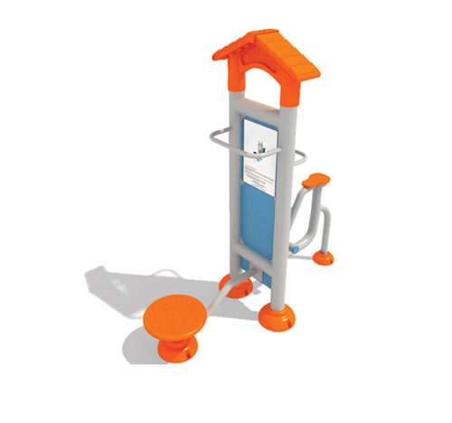 orj-93.jpg Panolu Oturarak ve Ayakta Bel Çevirme Spor Aleti (ORJ.93)